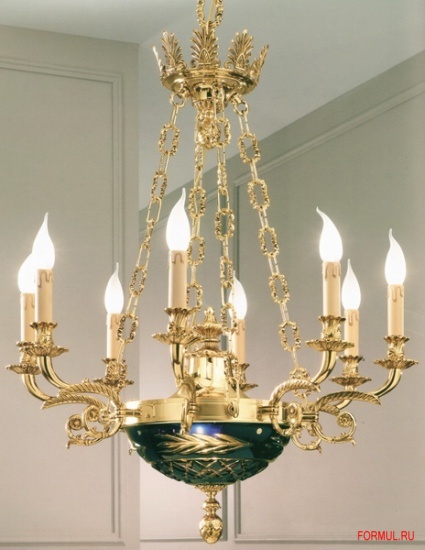 Люстра Possoni Illuminazione 236/8+2 ORO/ZEC